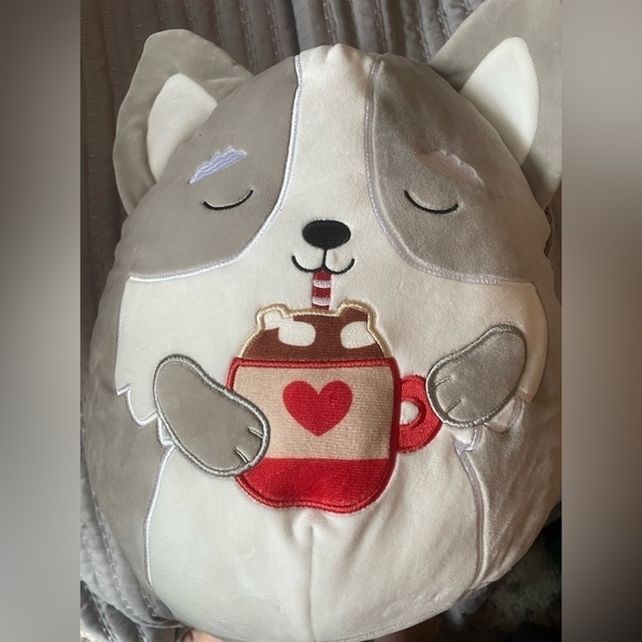 Squishmallow Casmir the husky Valentine's Day Edition Rare - Picture 3 of 5